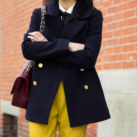 J. Crew Majesty Navy Peacoat 00 - Picture 9 of 9